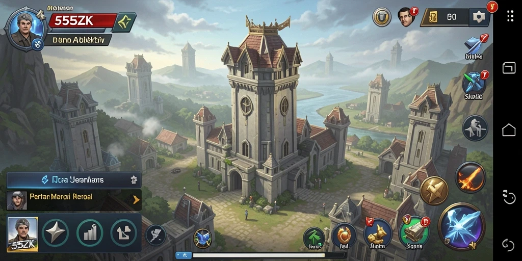 Screenshot dari gameplay 555ZK yang intens dan penuh strategi.