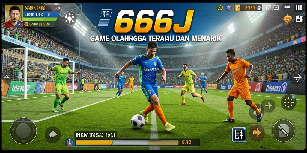 Tampilan gameplay seru dan interaktif dari 666J.