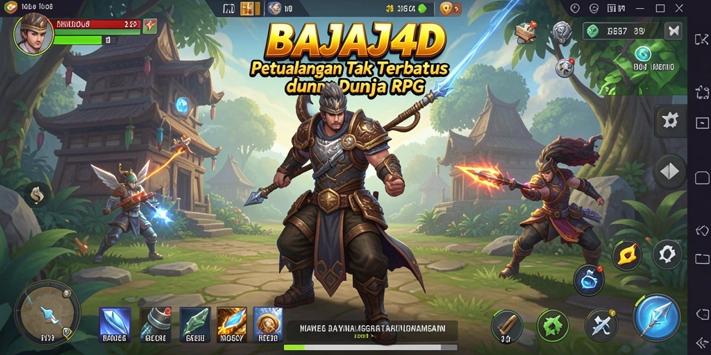 Tampilan menarik dari gameplay BAJAJ4D yang menonjolkan pertarungan RPG.