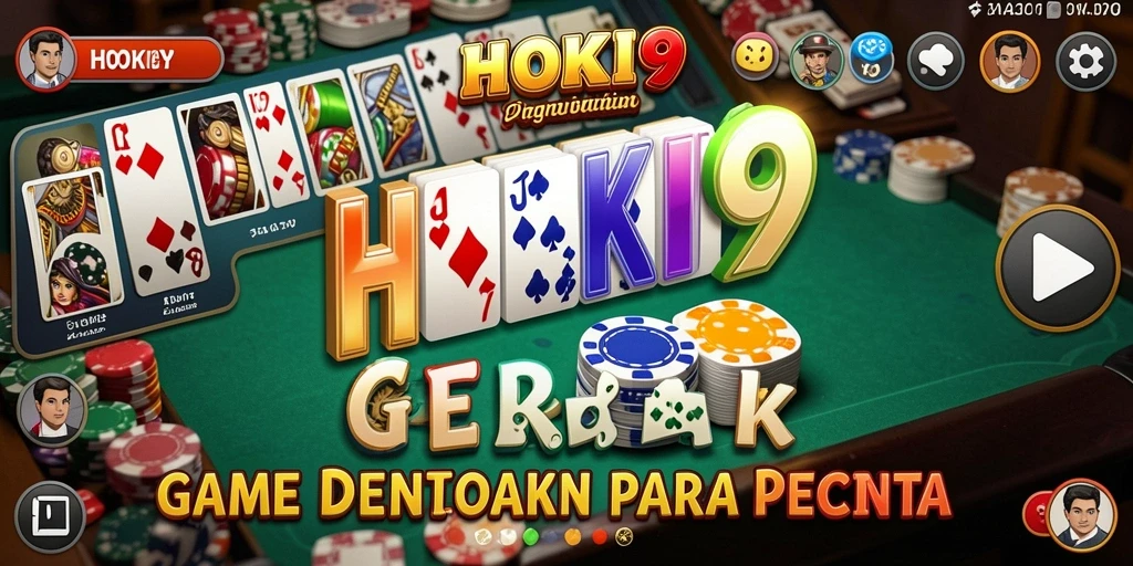 Screenshot HOKI9 menampilkan gameplay yang seru dalam permainan Domino.
