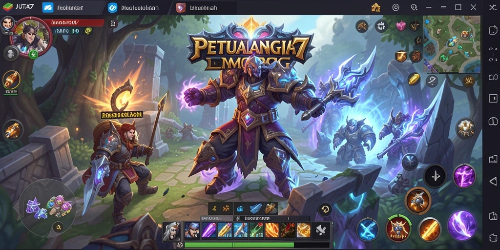 Tampak gameplay seru dalam JUTA7 yang mengasyikkan.