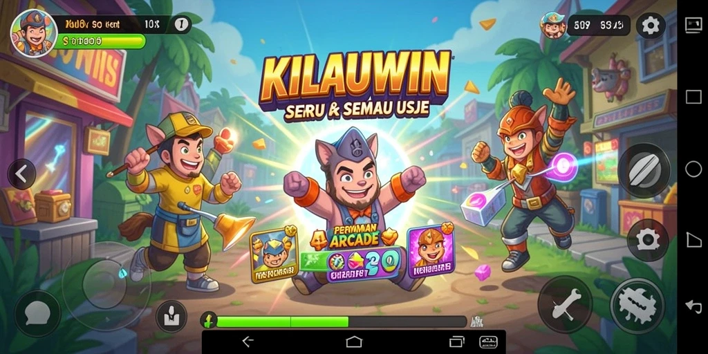 Gambaran tampilan gameplay KILAUWIN yang mengasyikkan.
