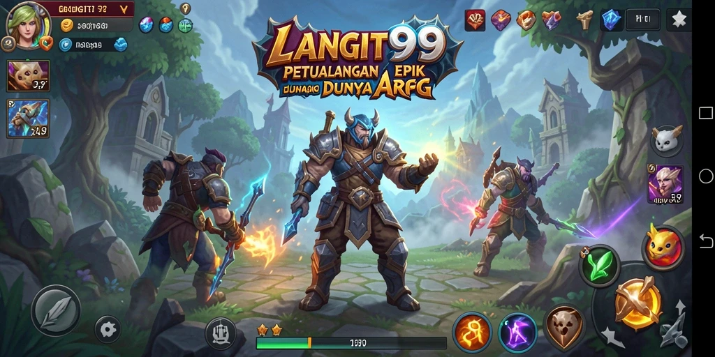 Gameplay mendalam LANGIT99 dengan pertempuran epik.