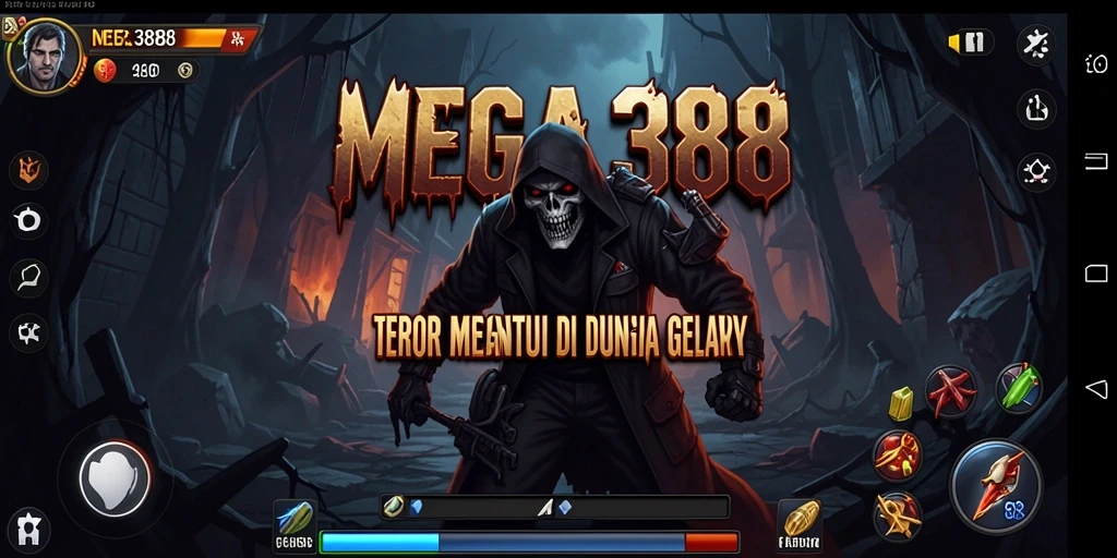Screenshot gameplay yang menampilkan suasana mencekam di MEGA388.
