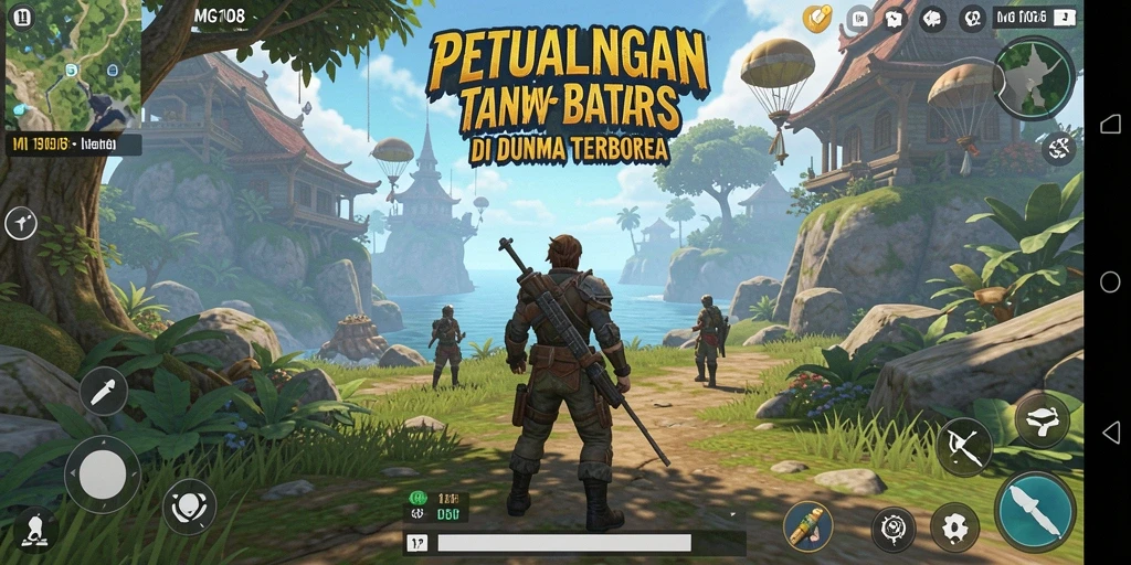 Gameplay MG108 yang menakjubkan dalam dunia terbuka.