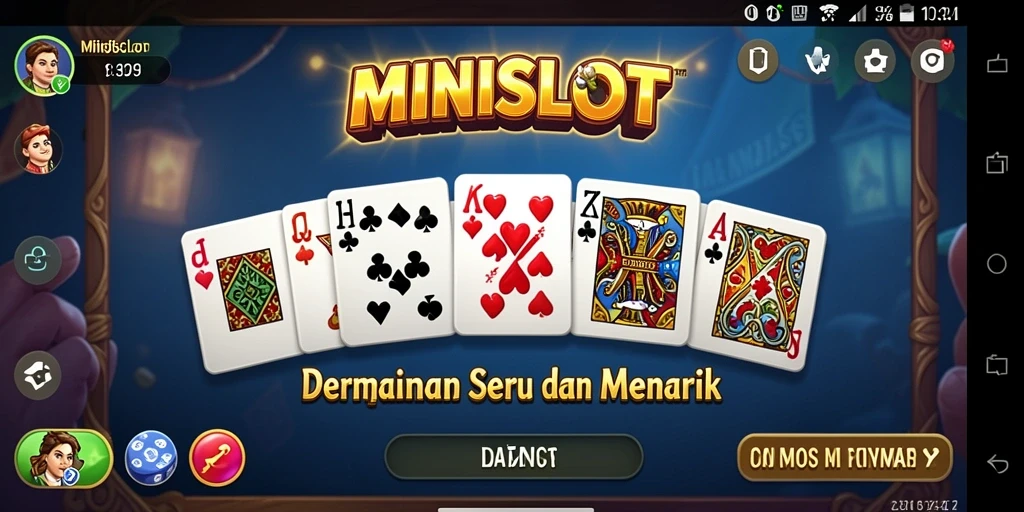 Tampilan gameplay menarik dalam MINISLOT dengan momen seru permainan Domino.