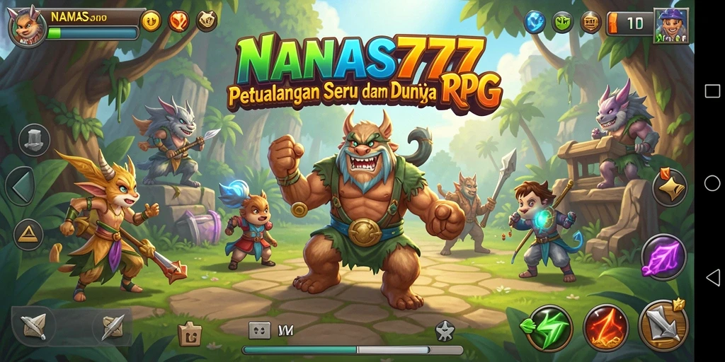 Screenshot NANAS777 menampilkan aksi RPG yang seru dan grafis menawan.