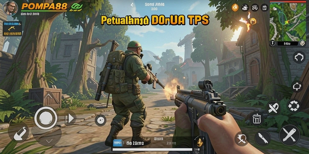 Gameplay seru POMPA88 menampilkan aksi pertempuran yang mendebarkan.