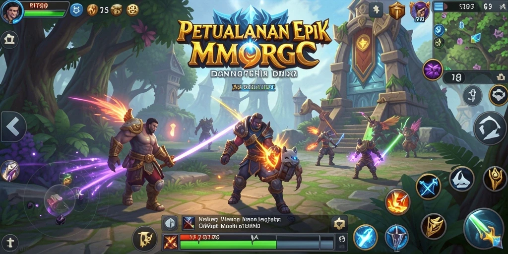 Tampilan gameplay PT89 yang menakjubkan di dunia MMORPG.