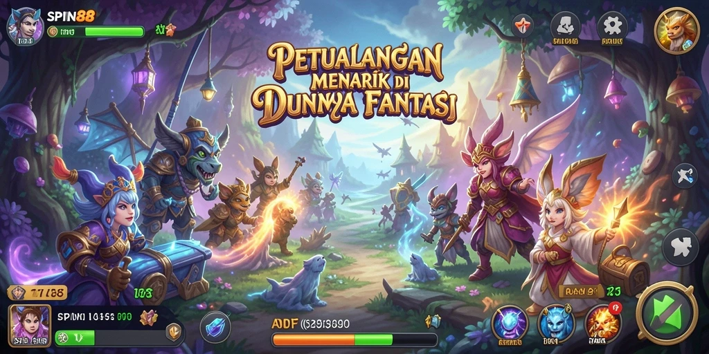 Tampilan gameplay SPIN88 yang mendebarkan di dunia petualangan.