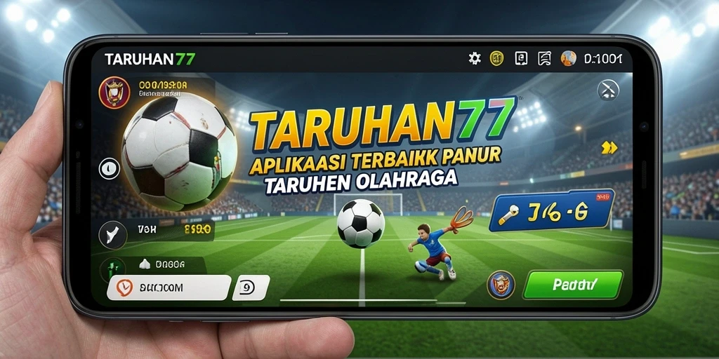 Screenshot TARUHAN77 menunjukkan antarmuka taruhan olahraga yang intuitif.
