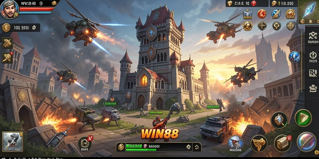 Gameplay Tower Defense yang seru dan menantang di WIN88.
