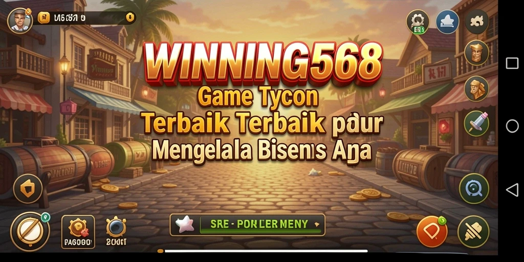 Tampilan gameplay <strong>WINNING568</strong> dengan manajemen bisnis yang mendalam.